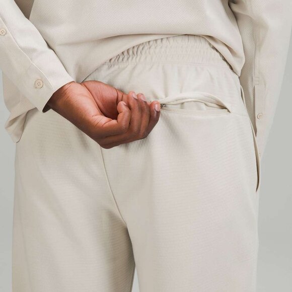 Lululemon Gridliner Pull-On Trouser 26" Heathered Natural Ivory SIze Large - Picture 3 of 6